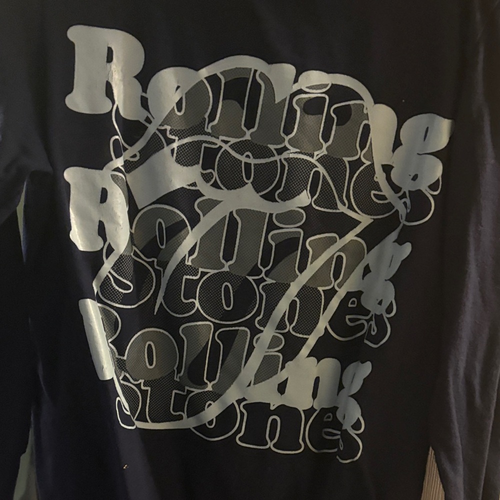 The Rolling Stones Black and White Crew Neck Sweater